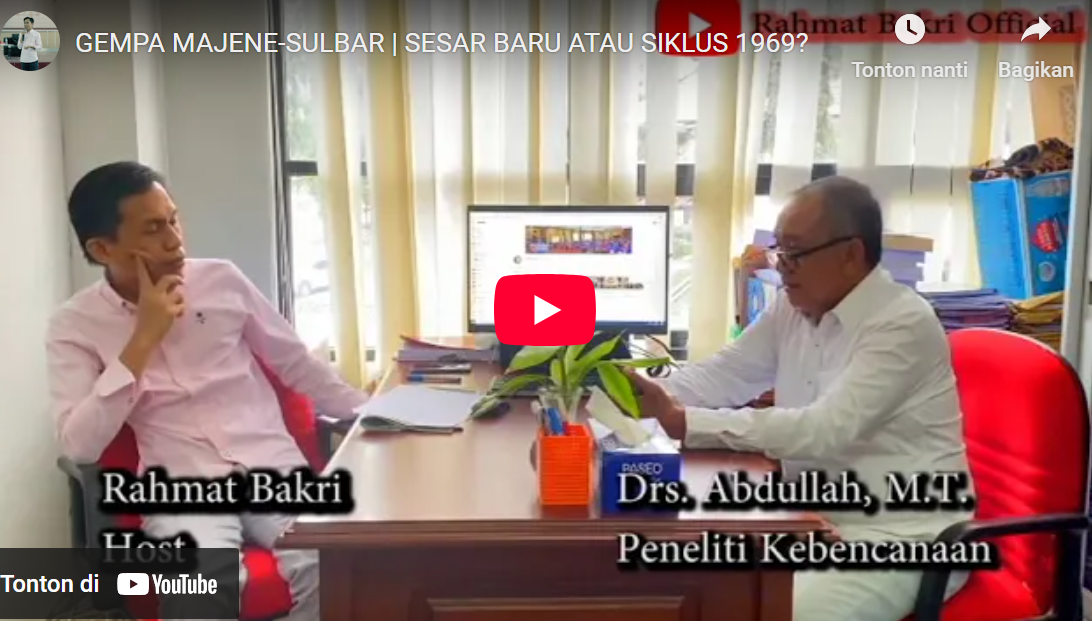 GEMPA MAJENE-SULBAR | SESAR BARU ATAU SIKLUS 1969?