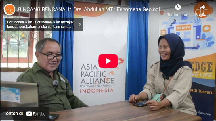 Bincang Bencana: Fenomena Geologi dan Kebencanaan di SUlawesi Tengah oleh Ir. Drs. Abdullah, MT